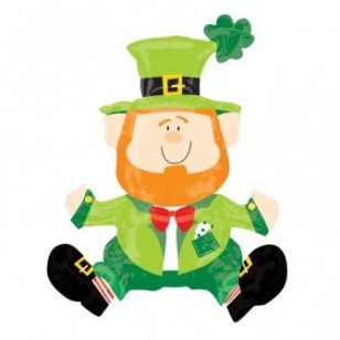 St Patrick's Day Irish Leprechaun Large Balloon